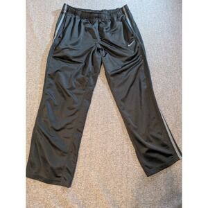 Nike Track Pants Men XL Black 34x29 Woven Training Lightweight‎